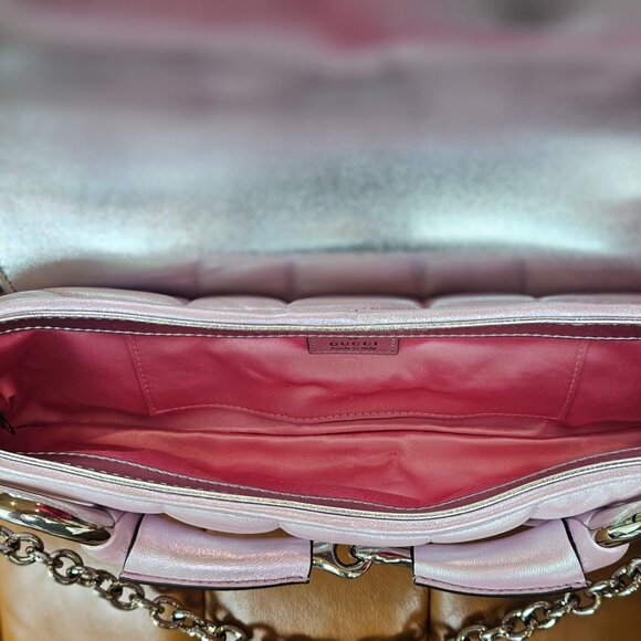 GUCCI Horsebit Chain Medium Shoulder Bag - Picture 12 of 13